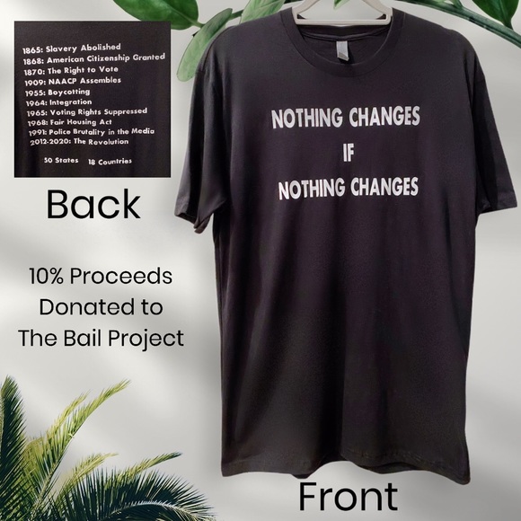 Handmade Tops - The Bail Project Change Matters Movement Tee